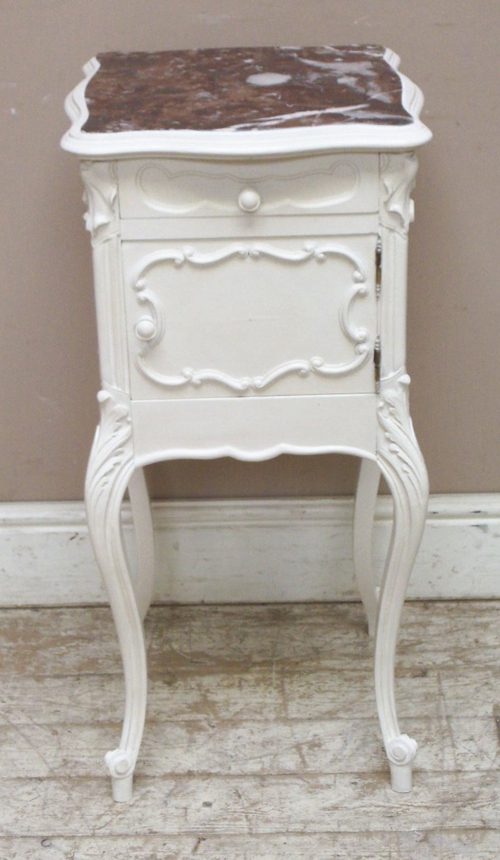 antique rococo style bedside table